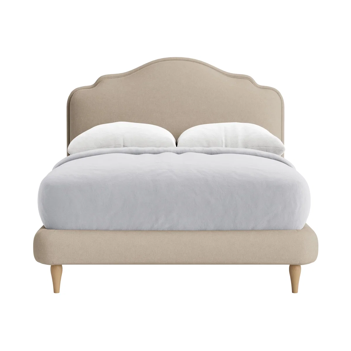 Sugar Puff Bed, Double (Mushroom Stalk Clever Linen) – image 1
