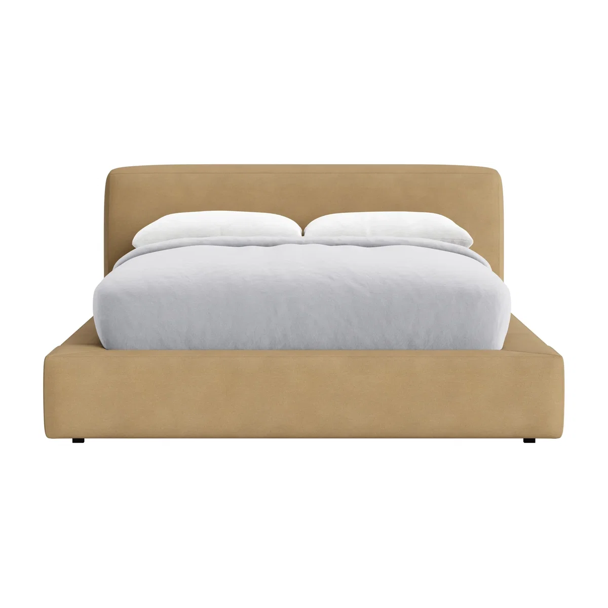 The Bedfather Bed, King (French Mustard Clever Cotton) – image 1