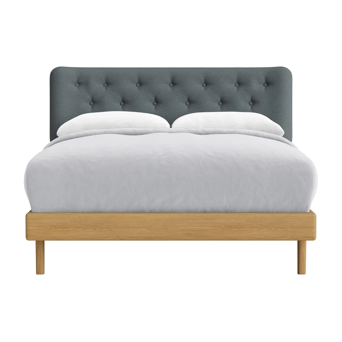 Dr Slow Bed, Double (Shingle Path Clever Slubby Linen) – image 1