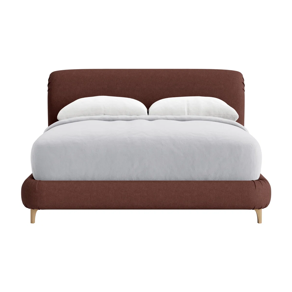 Cookie Bed, King (Mulberry Wine Clever Linen) – image 1