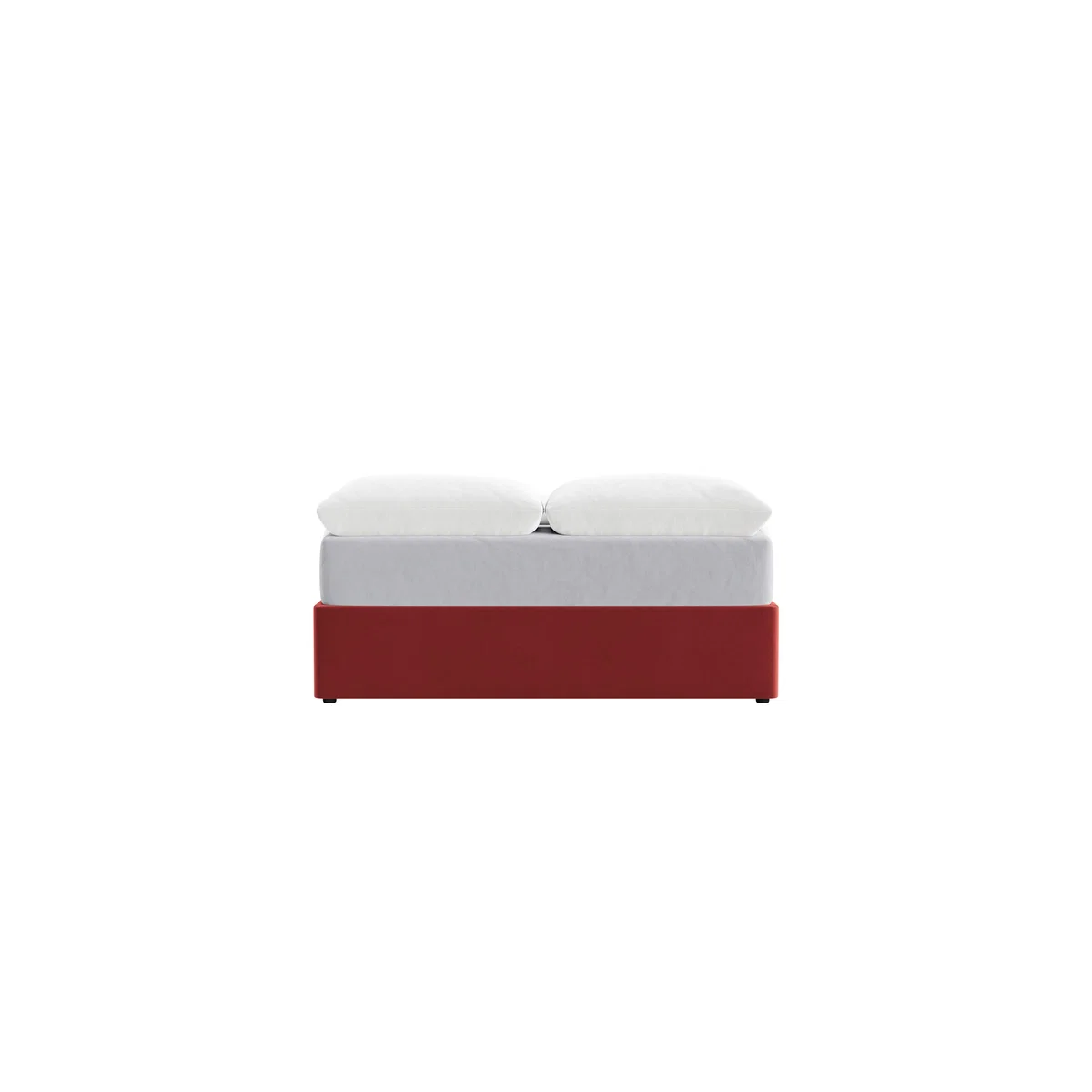 Side Stash 1.5 Drawer Bed Superking in Rocking Horse Clever Velvet – image 4