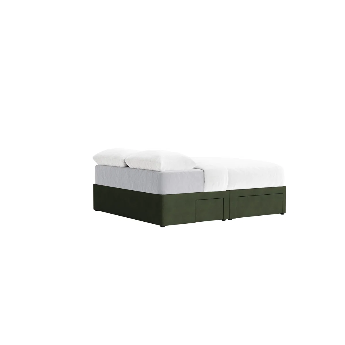 Side Stash 1.5 Drawer Bed, Superking (Woody Walk Clever Cotton) – image 3