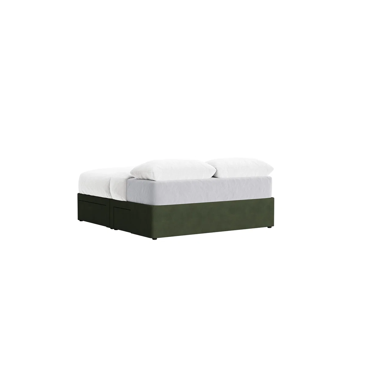 Side Stash 1.5 Drawer Bed, Superking (Woody Walk Clever Cotton) – image 5