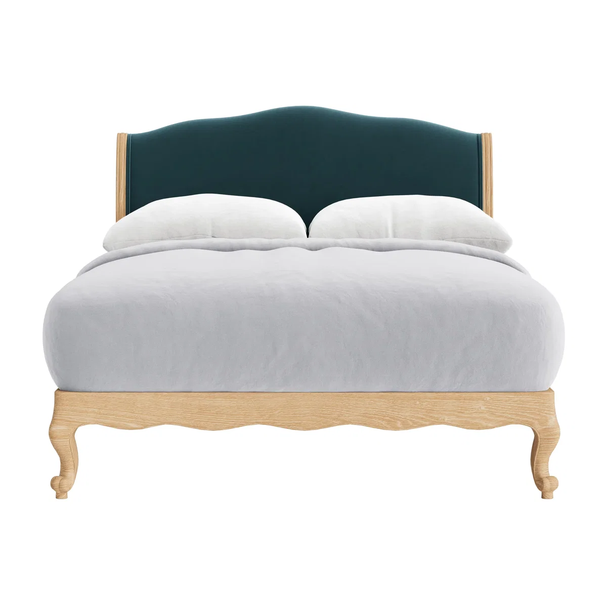 Coco Bed, King (Sopping Seagrass Clever Velvet) – image 1