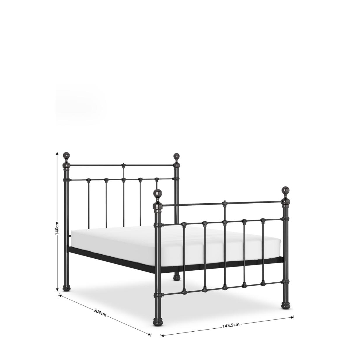 Castello Bed - 6FT - Gunmetal, Gunmetal – image 8