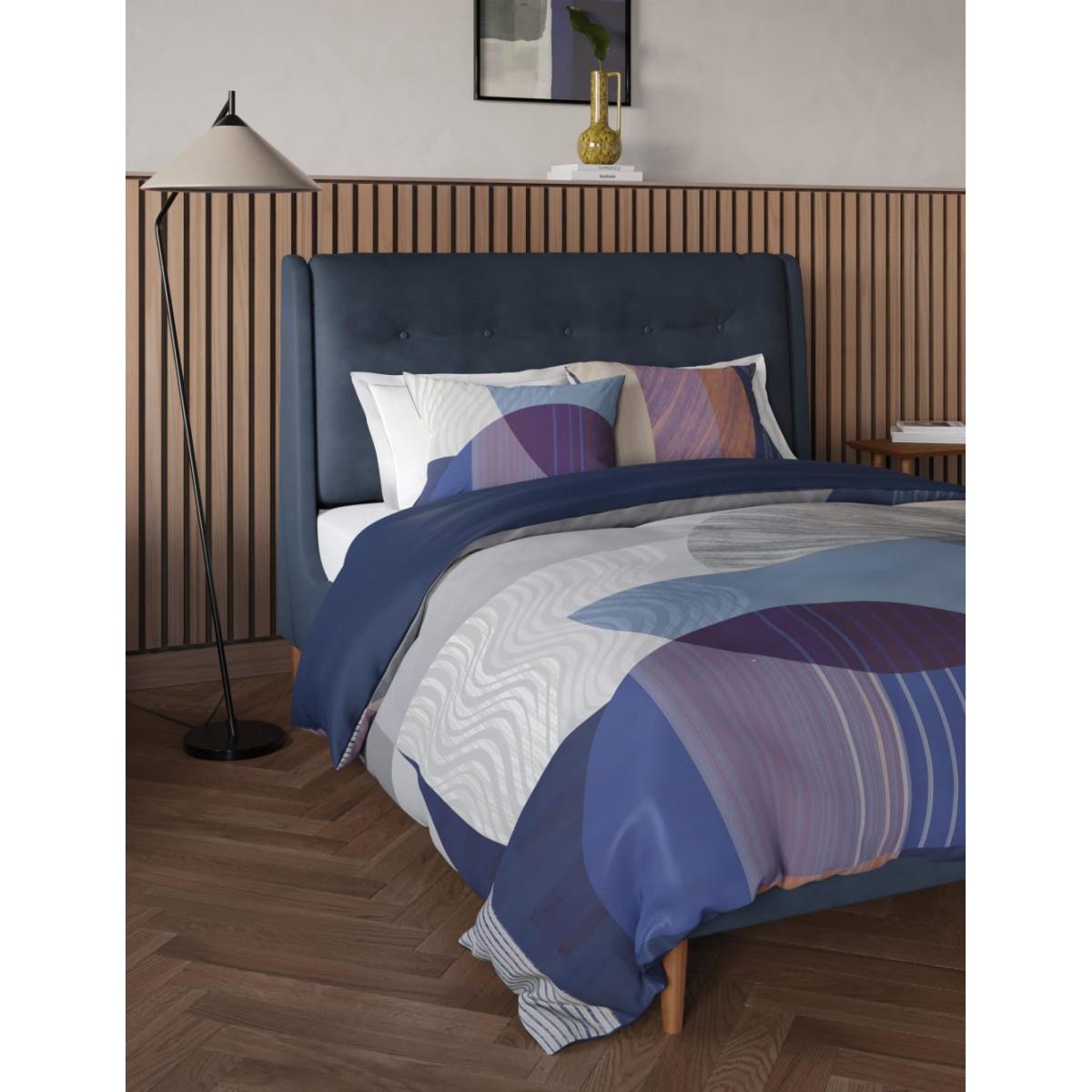 M&S Monroe Upholstered Bed - 5FT - Midnight Navy, Midnight Navy,Khaki – image 3