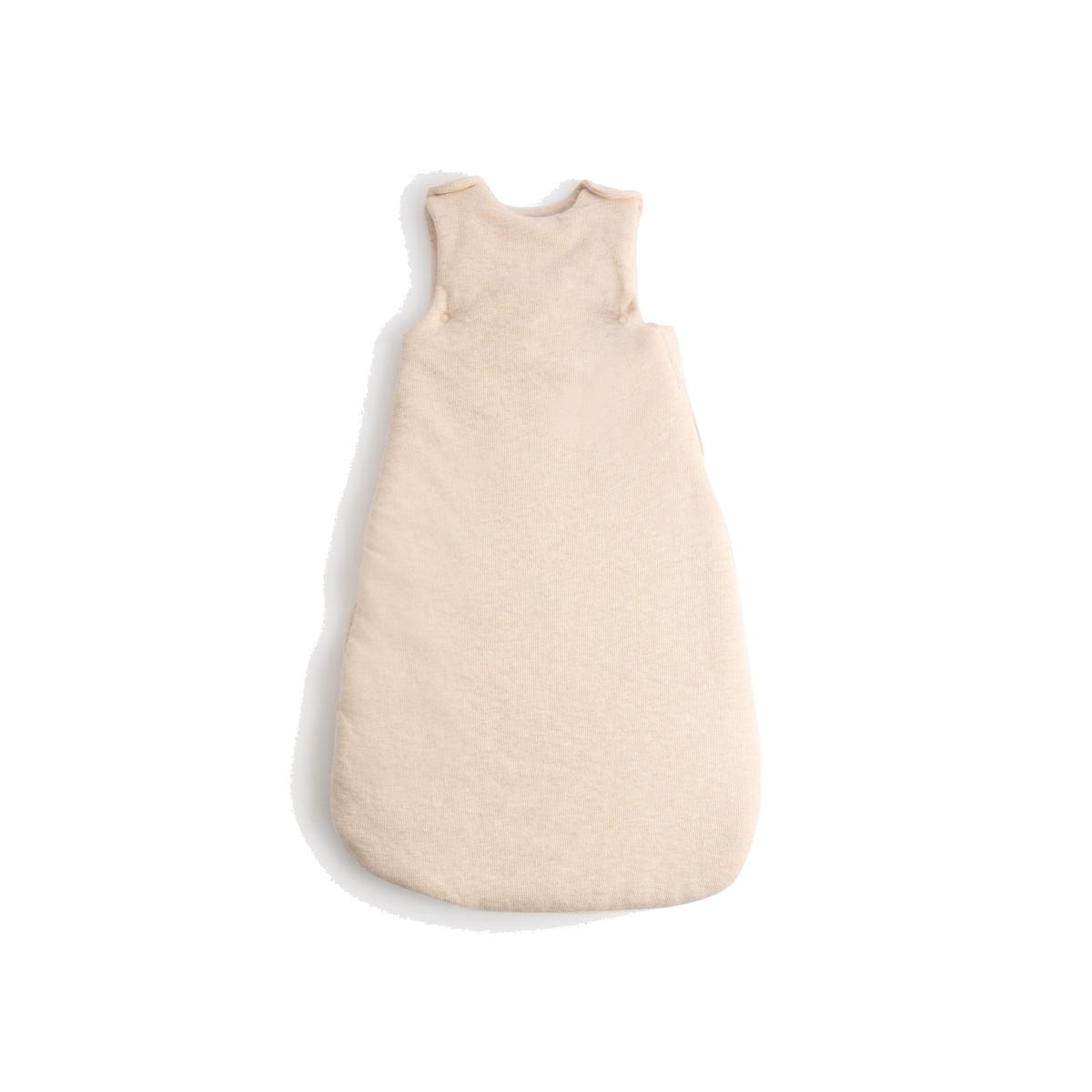 M&S Pure Cotton Ribbed 3.5 Tog Sleeping Bag (0-36 Mths) Oatmeal – image 1