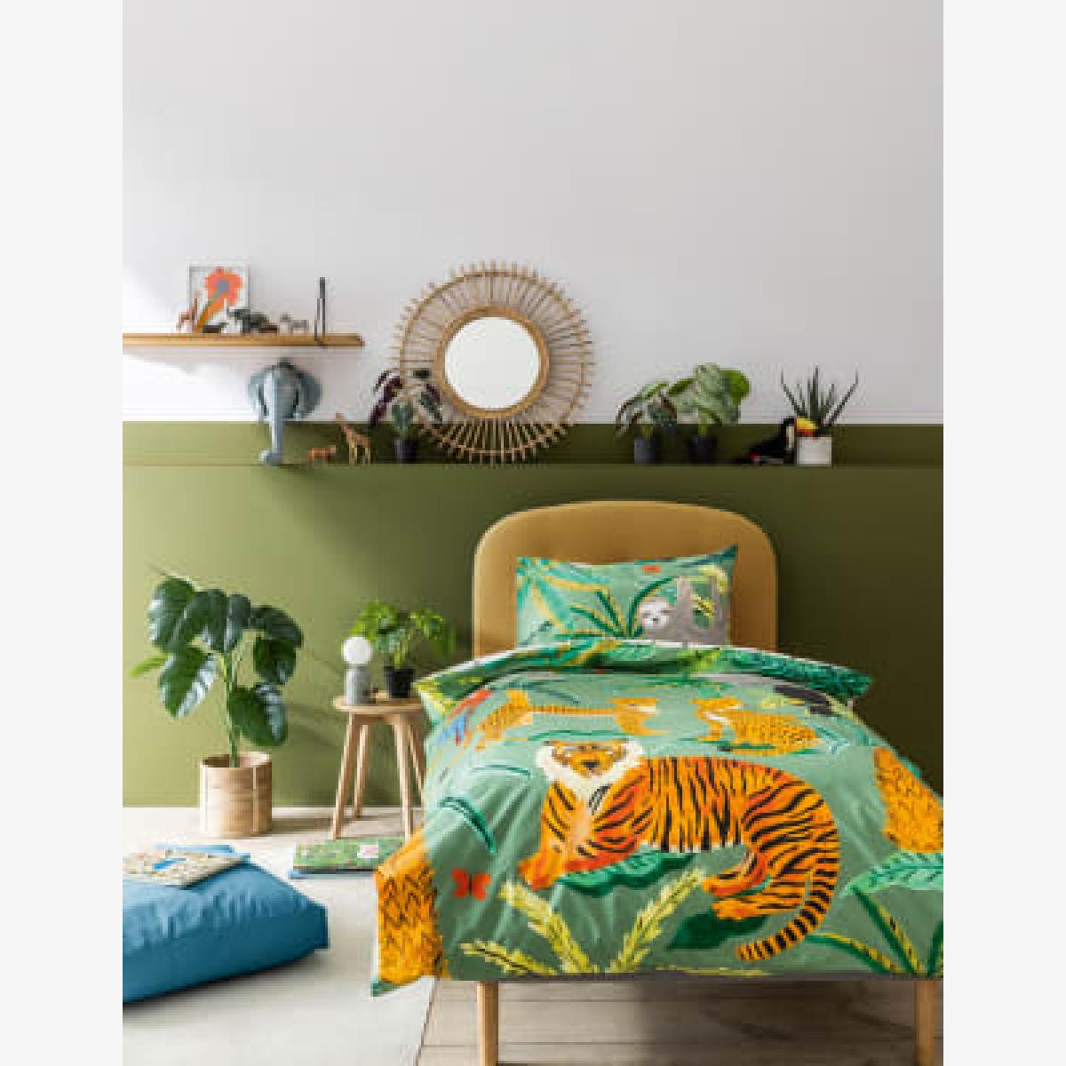 M&S Mila Bed - 4FT6 - Ochre, Ochre,Dark Grey,Blush Pink,Soft Teal – image 1