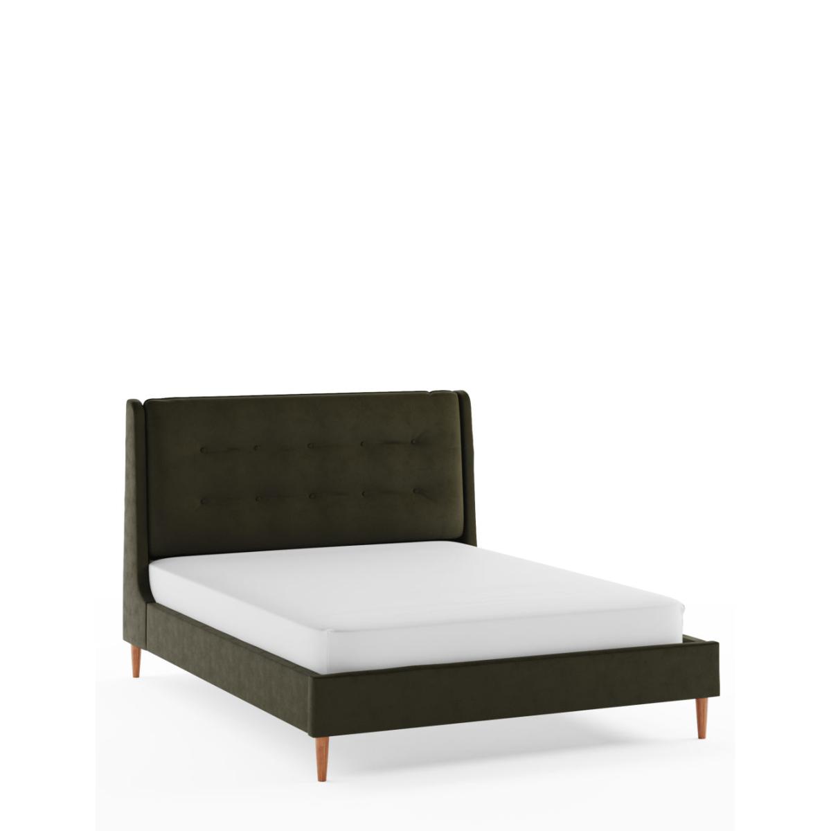 M&S Monroe Upholstered Bed - 5FT - Khaki, Khaki – image 2