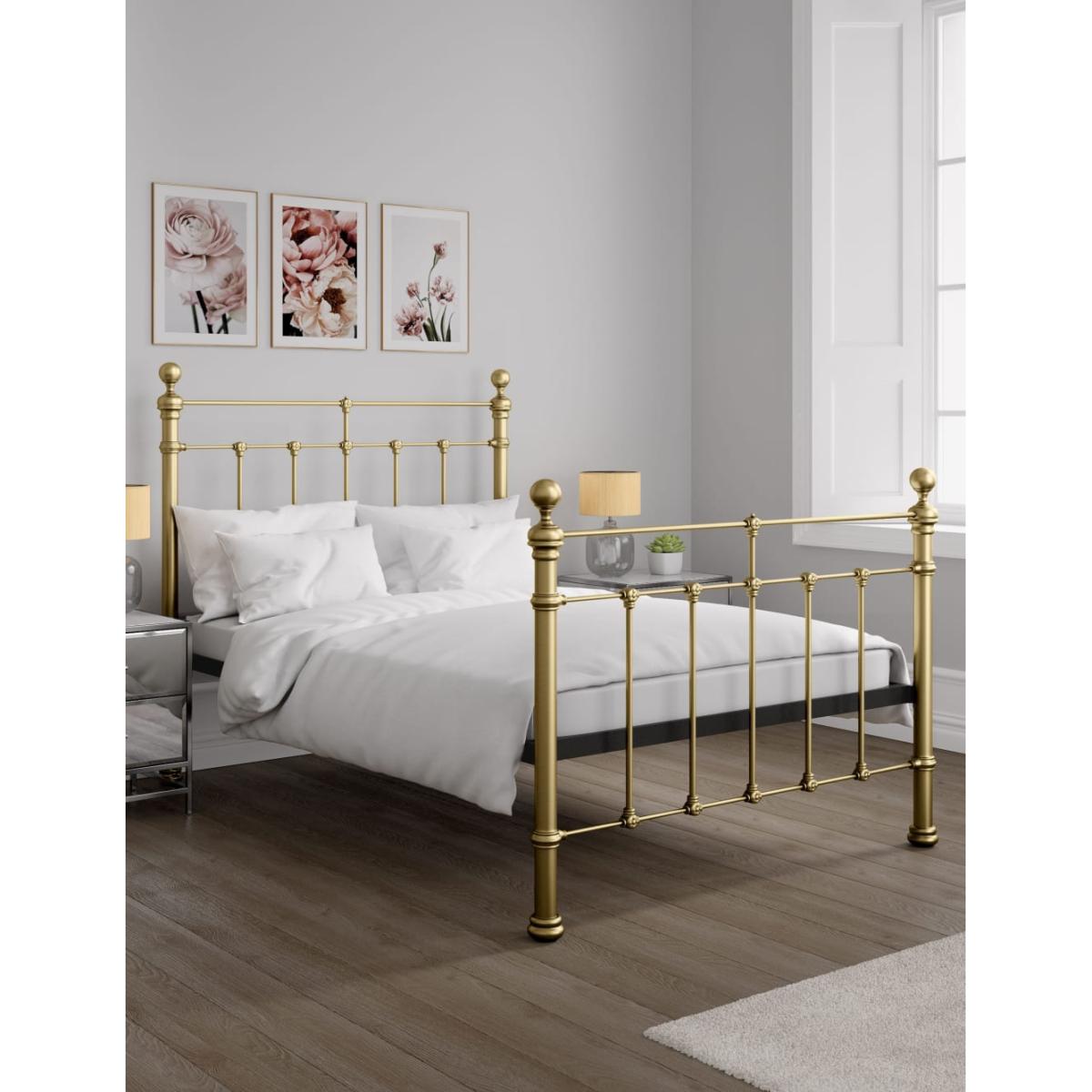 Castello Bed - 5FT - Antique Brass, Antique Brass – image 2
