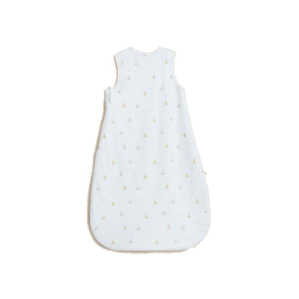 M&S Pure Cotton Printed 3.0 Tog Sleeping Bag (0-36 Mths) - 0-6 M - Cream Mix, Cream Mix – image 1