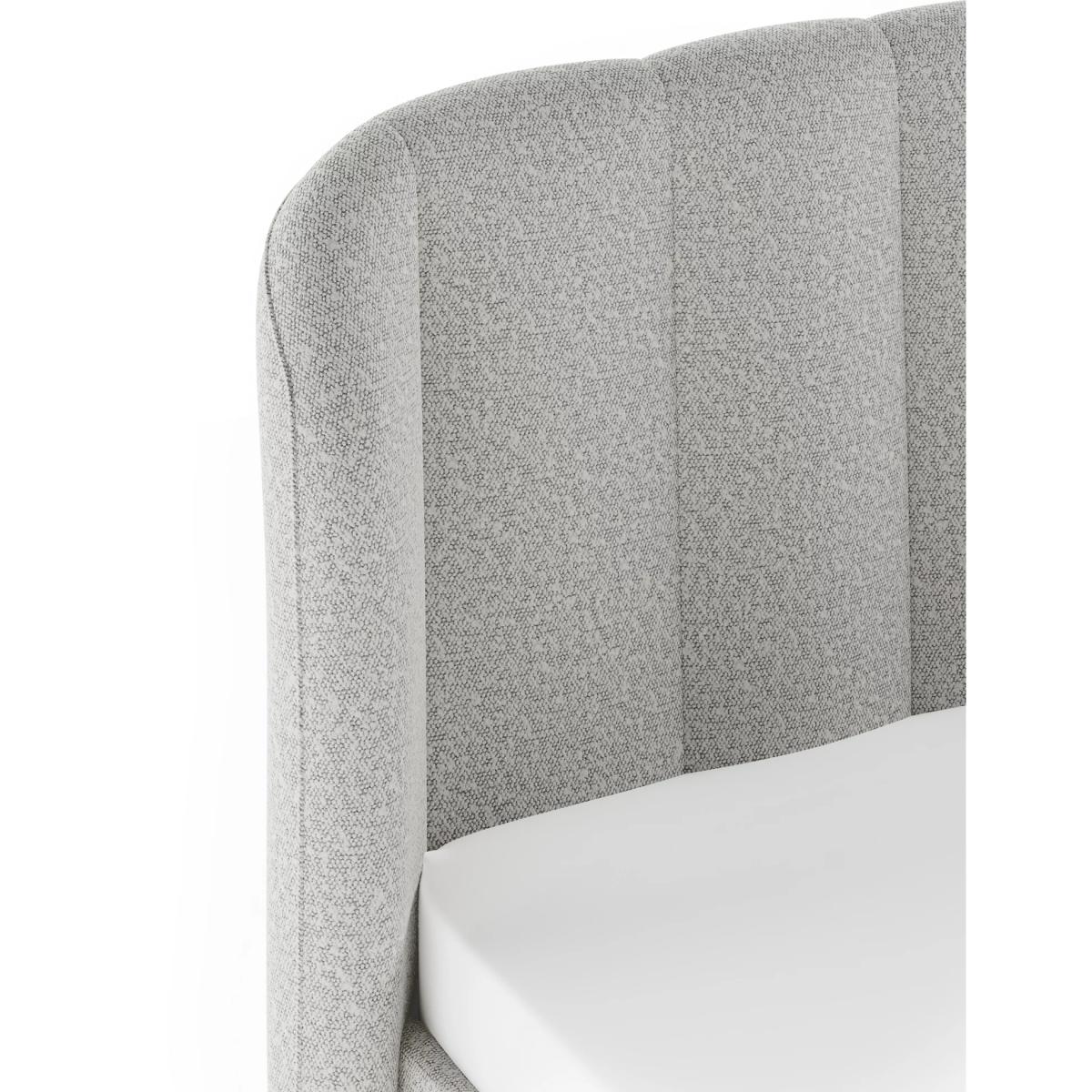 M&S Cassis Upholstered Bed - 4FT6 - Latte, Latte,Grey Mix,Cream Mix – image 3
