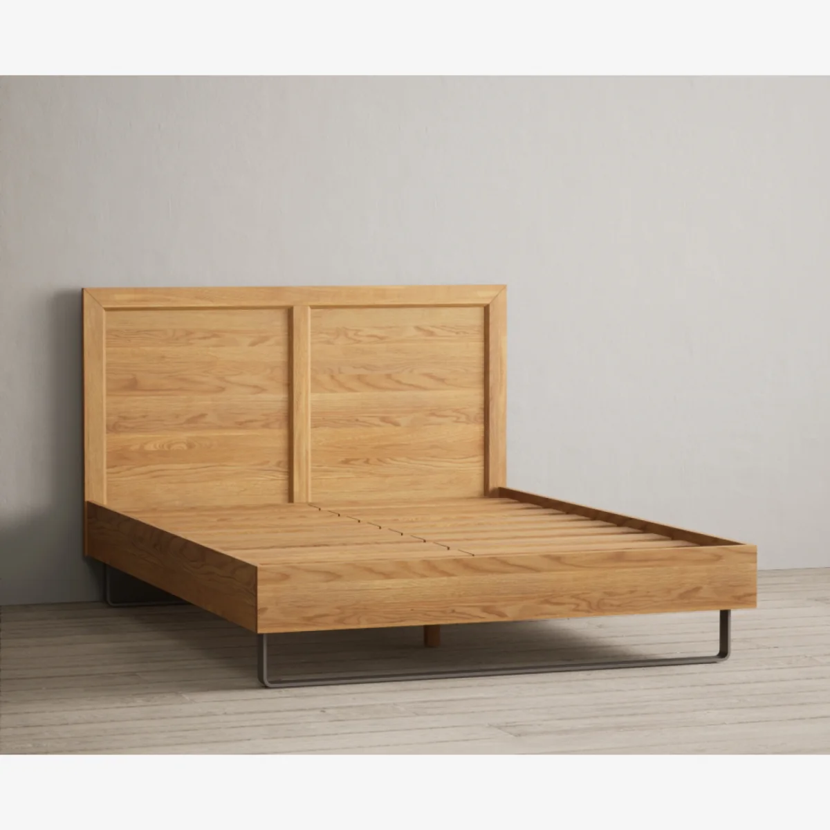 Parker Solid Oak Kingsize Bed