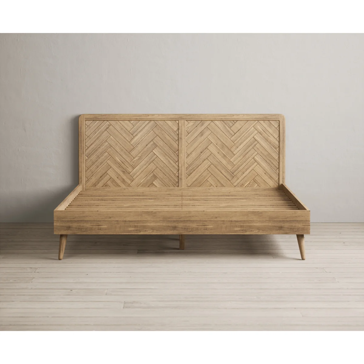 Parven Solid Oak Super King Bed – image 5