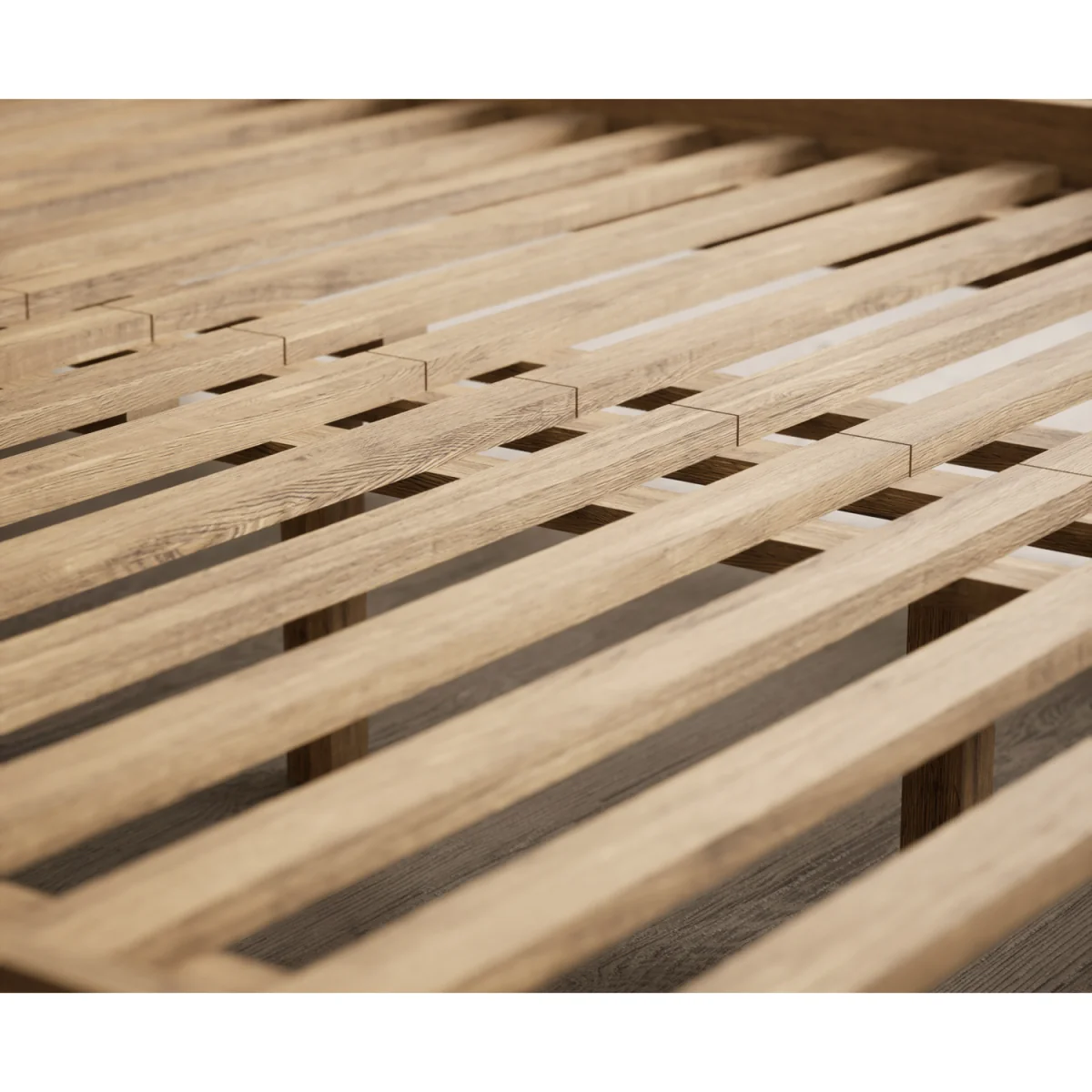 Parven Solid Oak Super King Bed – image 7