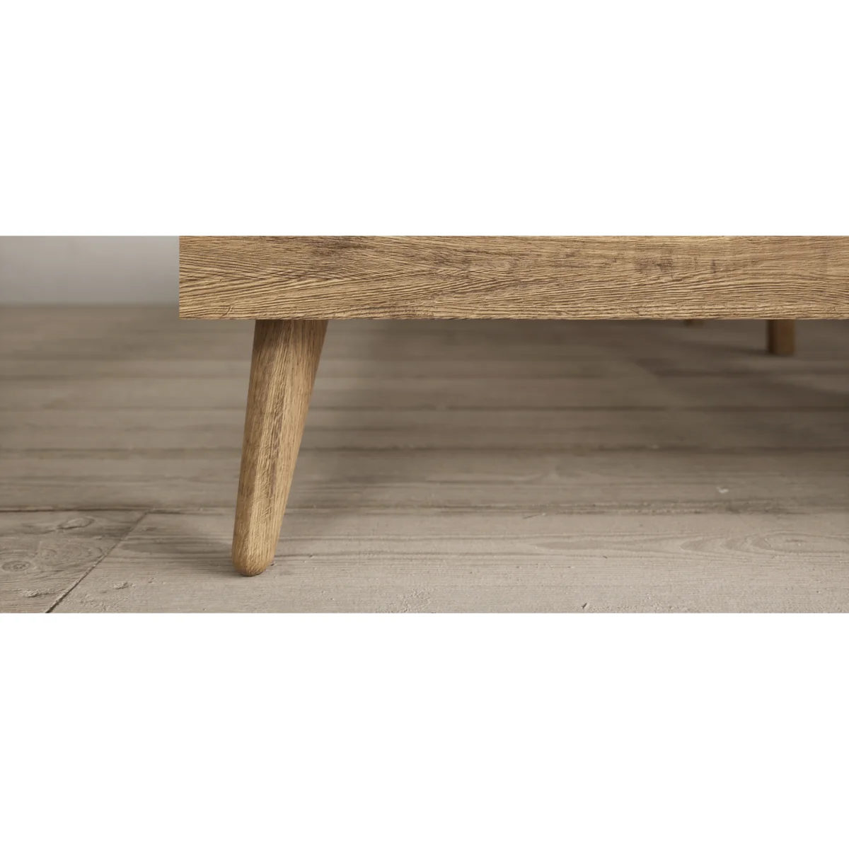 Parven Solid Oak Super King Bed – image 9
