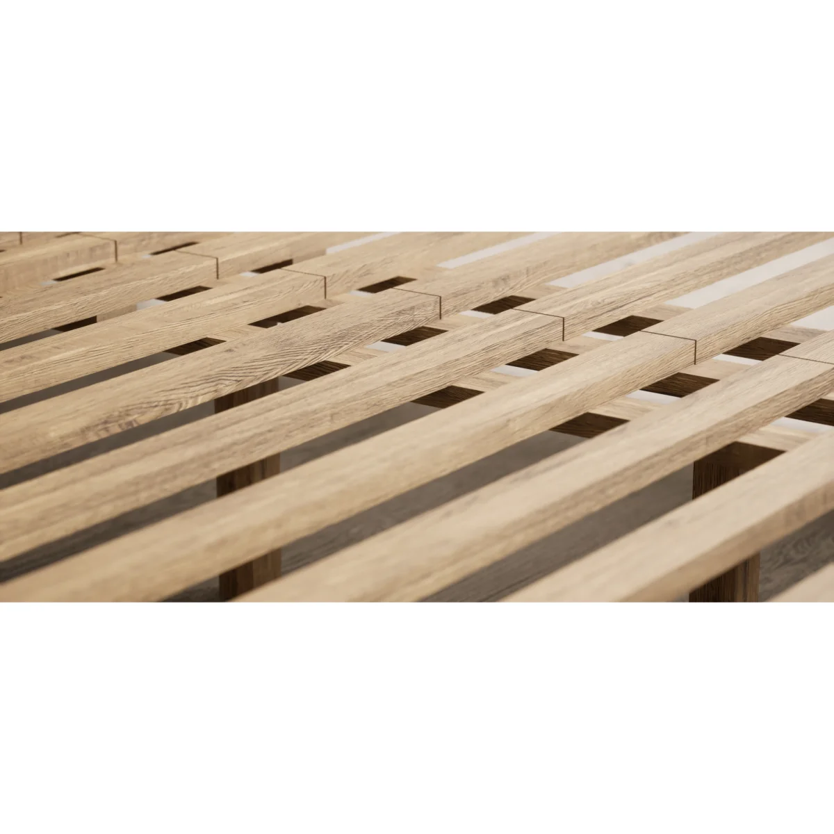 Parven Solid Oak Super King Bed – image 10