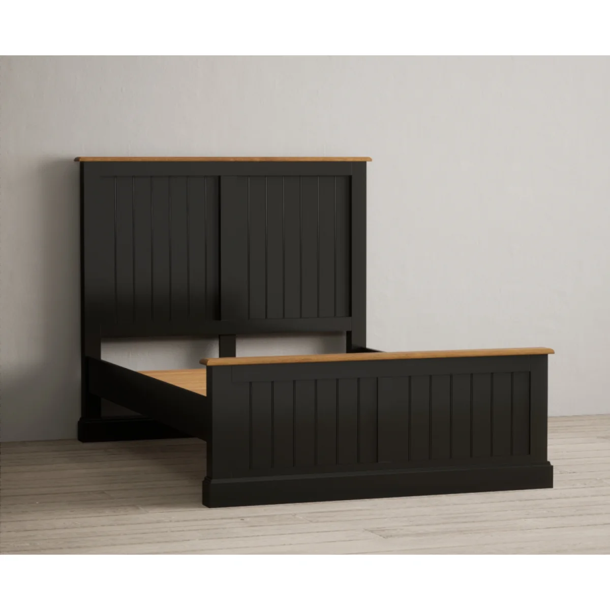 Charlton Oak and Black Painted Double Bed – image 5