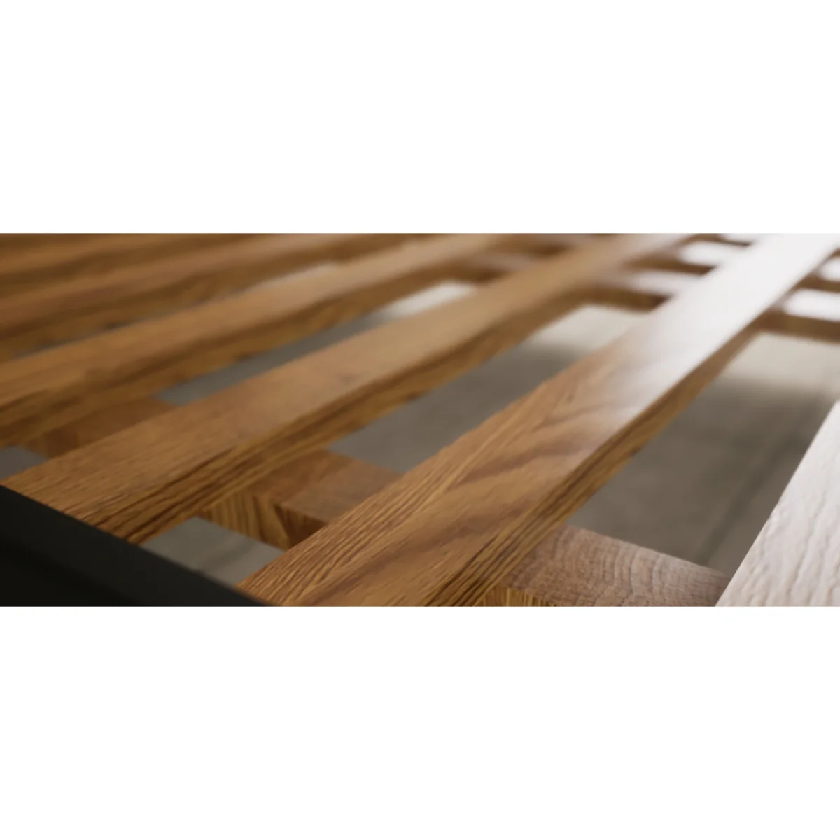 Chateau Noir Oak and Black Painted Double Bed – image 12