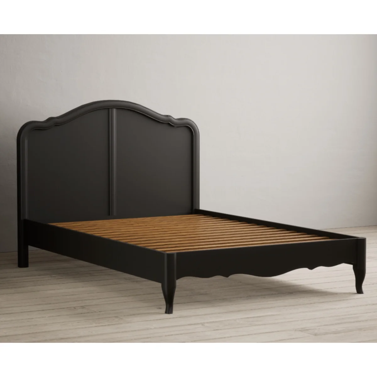 Chateau Noir Oak and Black Painted Double Bed – image 5