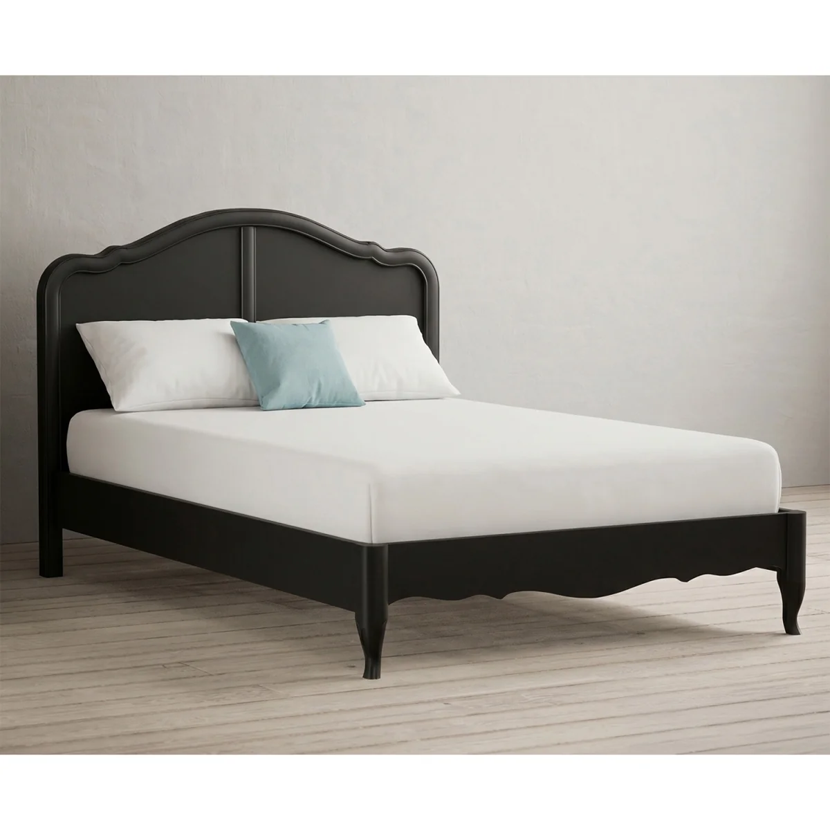 Chateau Noir Oak and Black Painted Double Bed – image 6