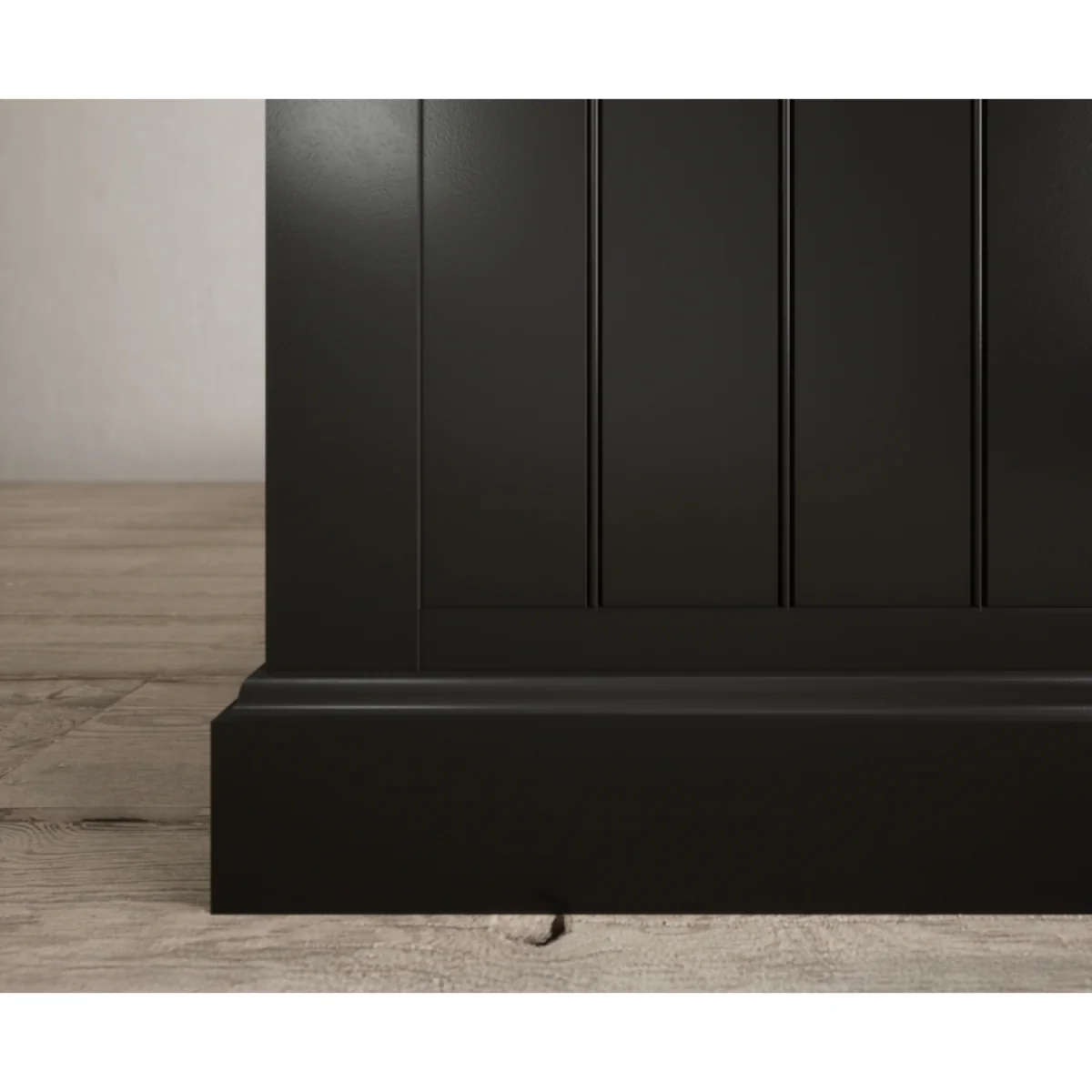 Charlton Oak and Black Painted King Size Bed – image 7