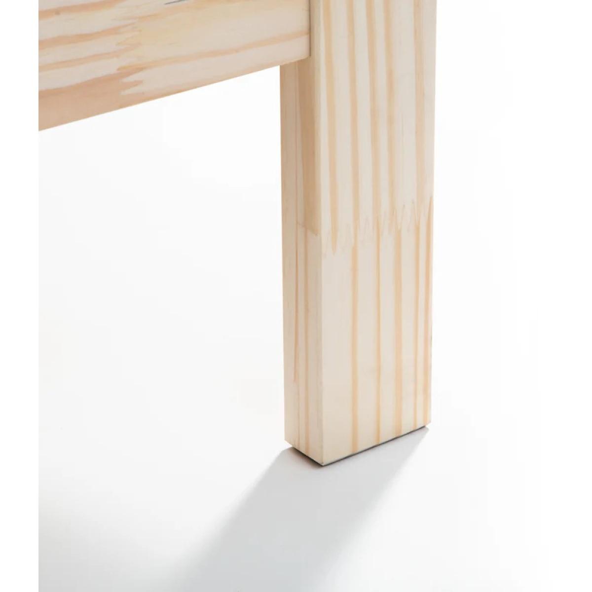Julian Bowen Sami Bed - Unfinished Pine - 135cm Double In Natural – image 7