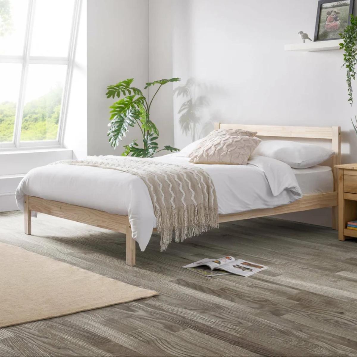Julian Bowen Sami Bed - Unfinished Pine - 135cm Double In Natural – image 1