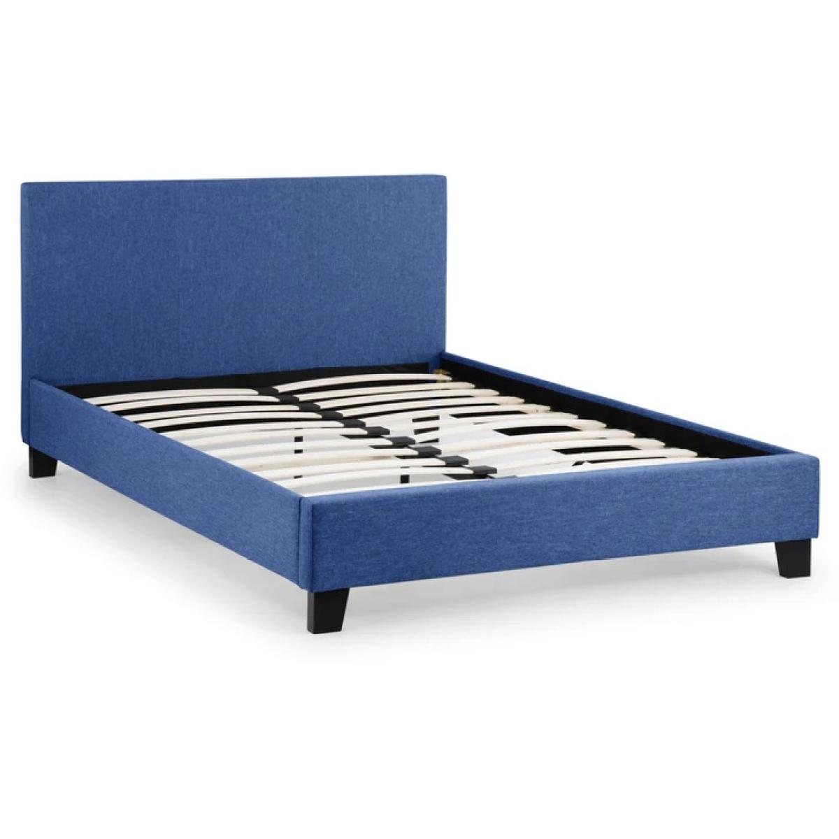 Julian Bowen Rialto Bed - Dark Blue Linen - 90cm Single In DarkBlue – image 5