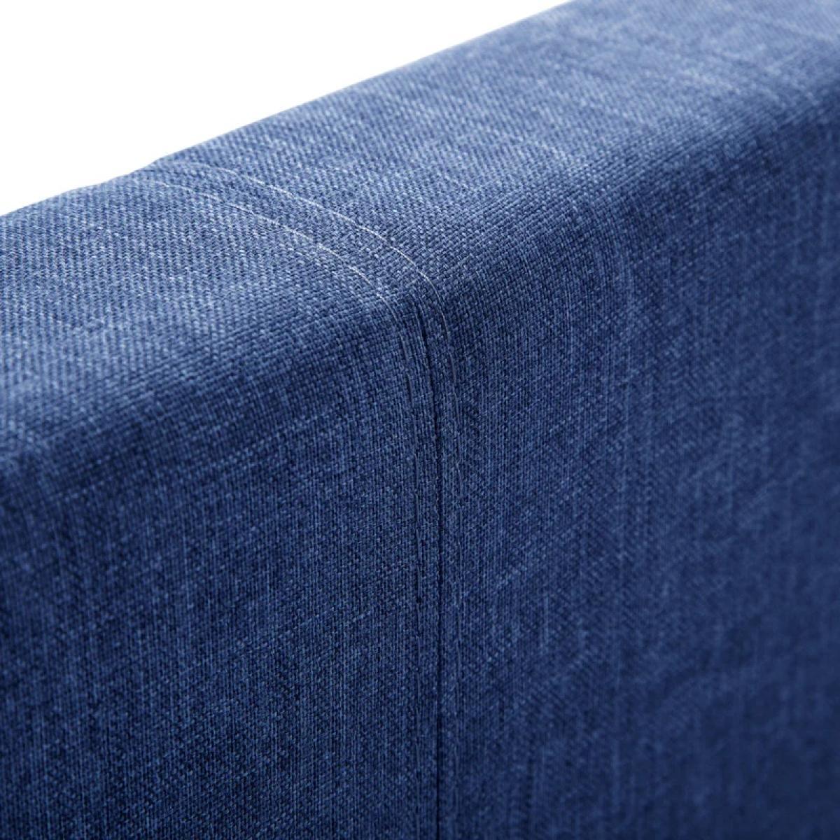 Julian Bowen Rialto Bed - Dark Blue Linen - 90cm Single In DarkBlue – image 6