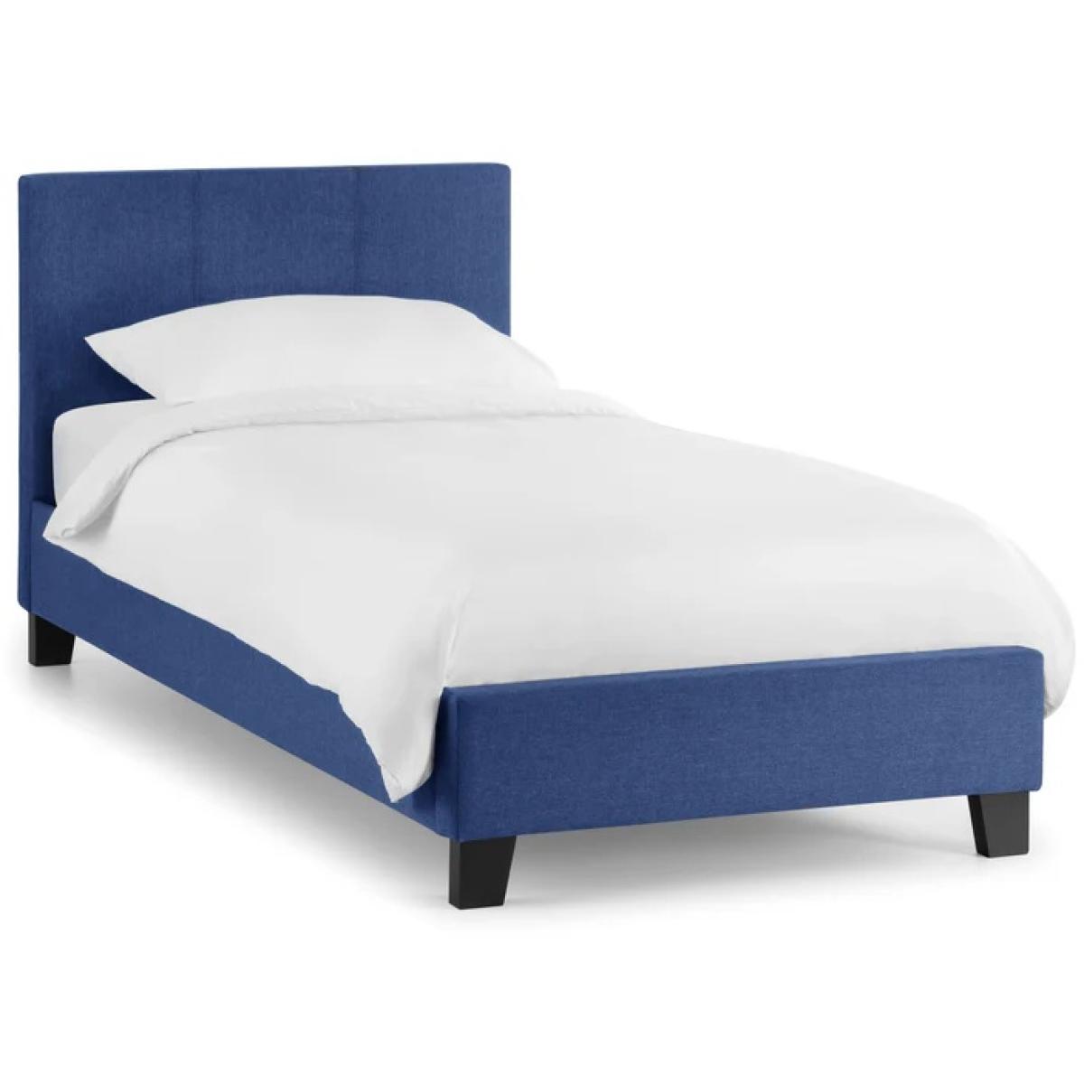 Julian Bowen Rialto Bed - Dark Blue Linen - 90cm Single In DarkBlue – image 7