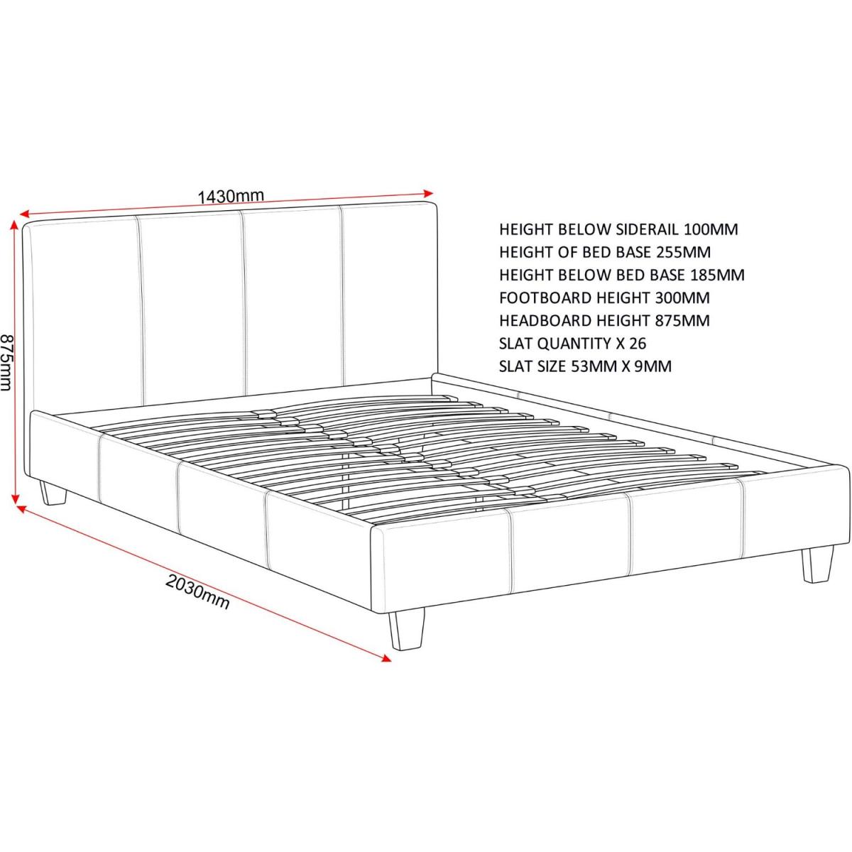 Prado 4'6" Bed - Black – image 8