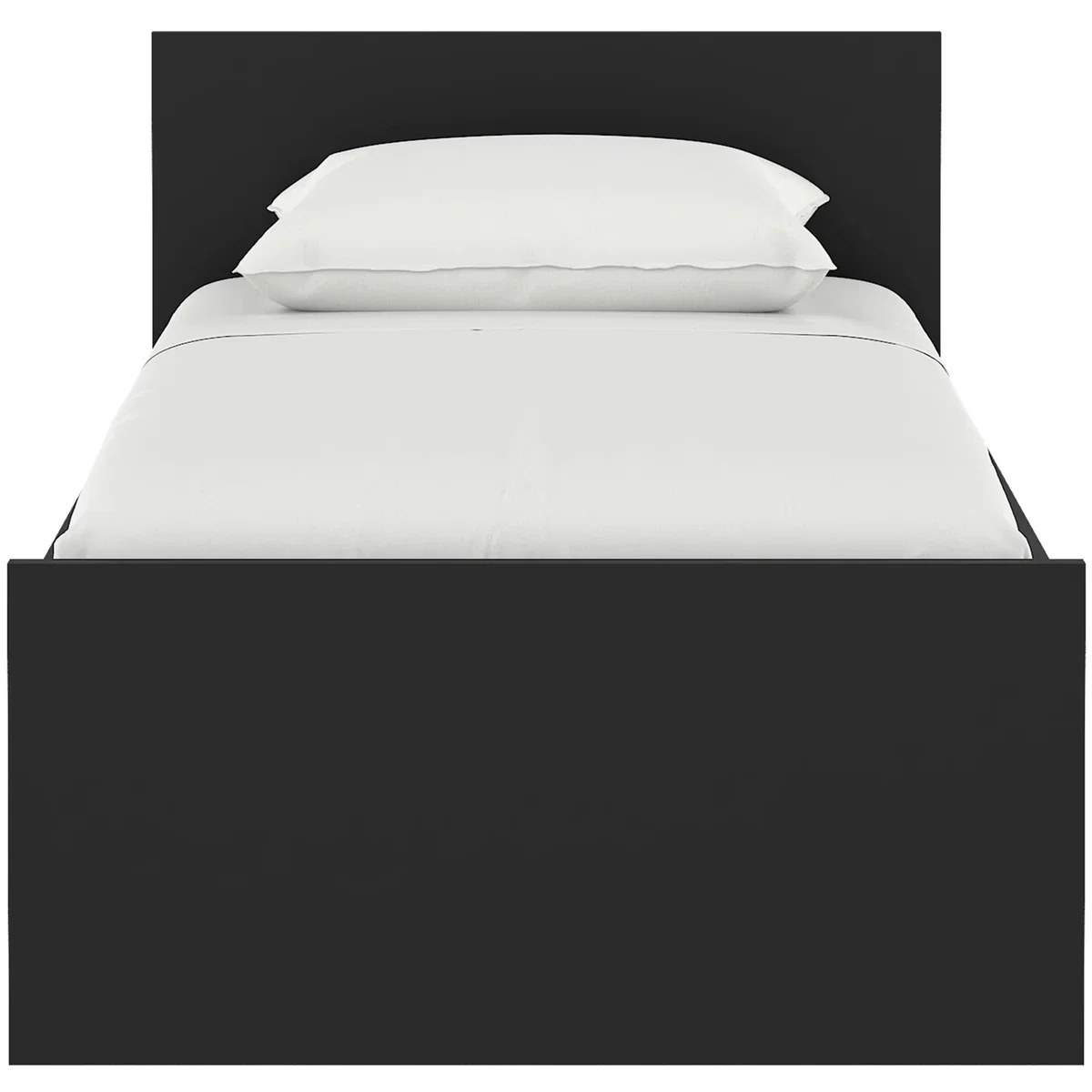 Naia Single Bed 3ft (90 x 190) in Black Matt - Black Matt – image 3