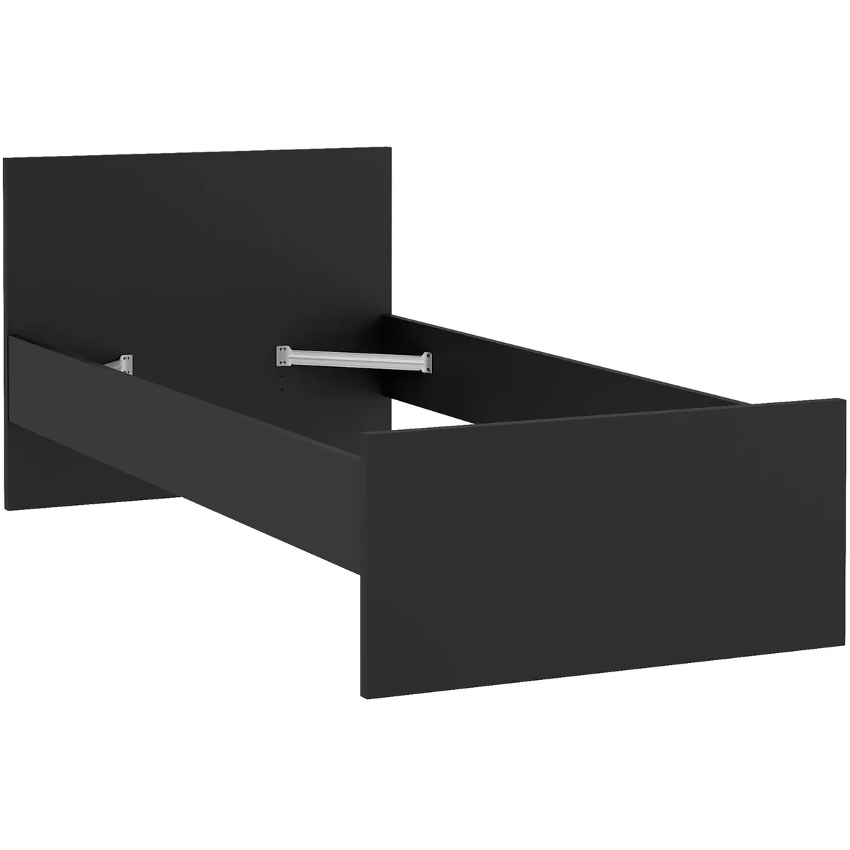 Naia Single Bed 3ft (90 x 190) in Black Matt - Black Matt – image 4