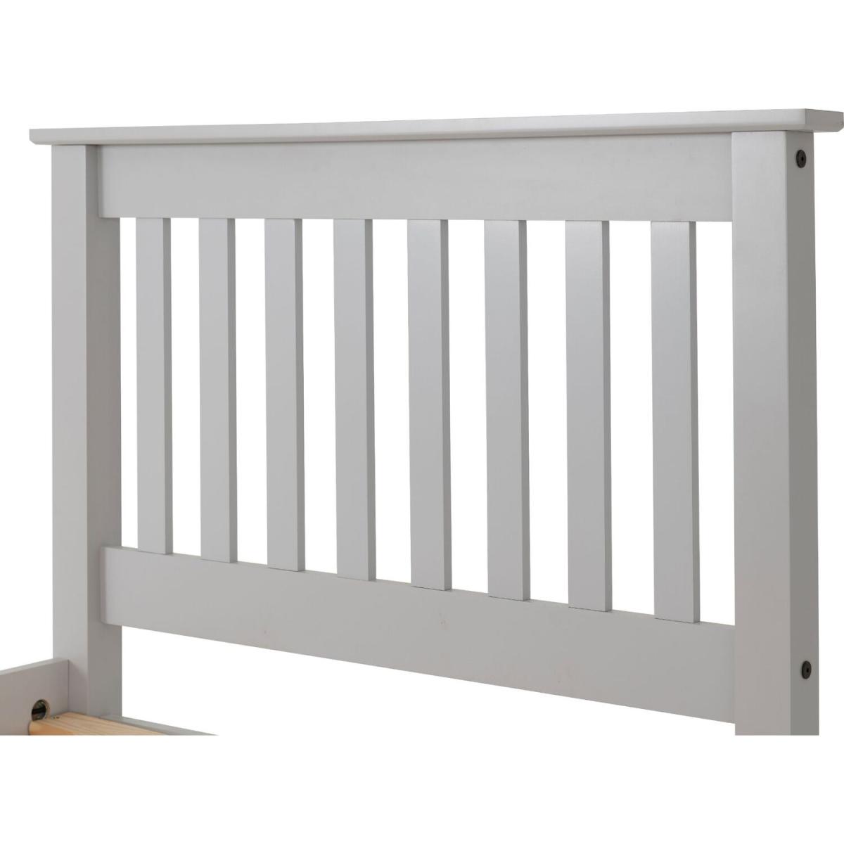 Monaco 3' Bed High Foot End - Grey – image 8