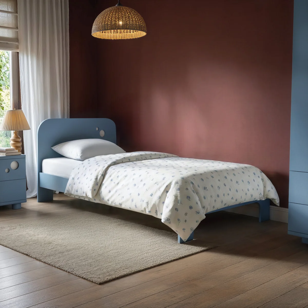 Livana Single Bed - White – image 2