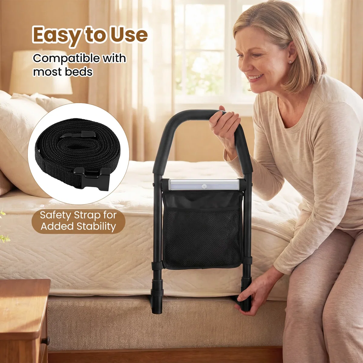 Bed Assist Safety Handle Bed Rails – image 3
