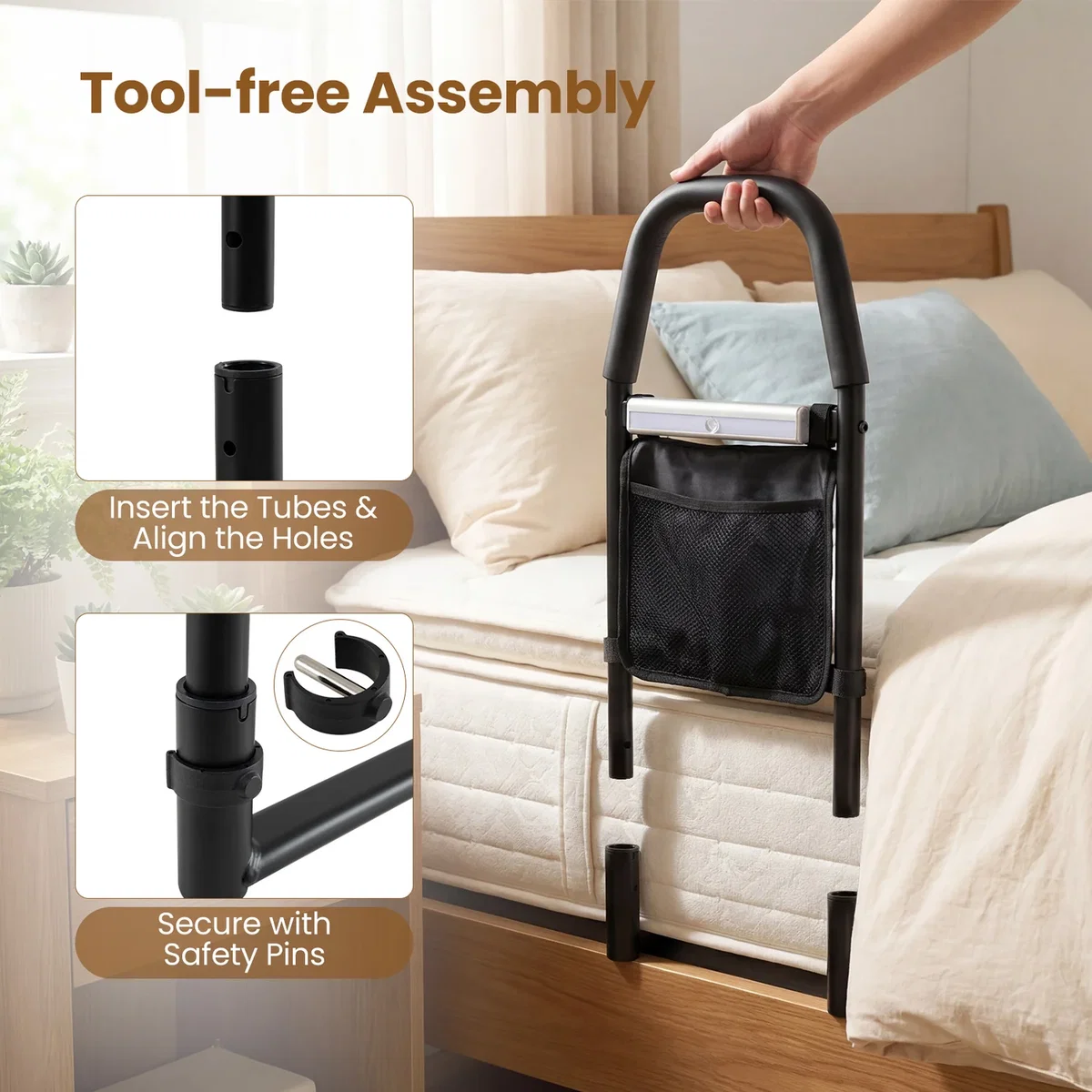 Bed Assist Safety Handle Bed Rails – image 5