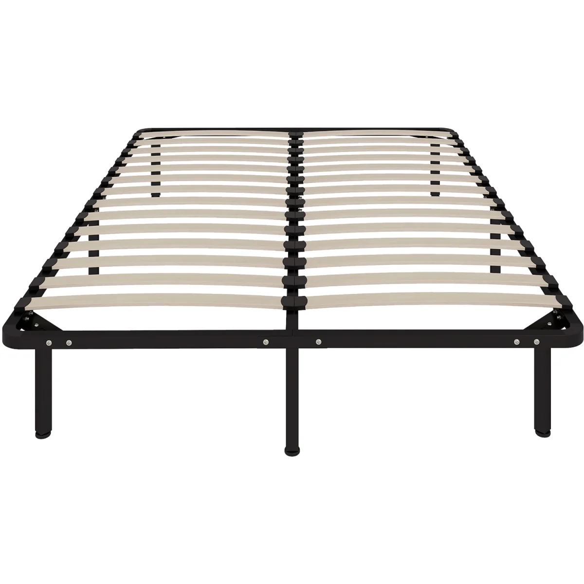 HOMCOM 3ft Single Bed Frame, Metal Platform Bed Frame - Black – image 8