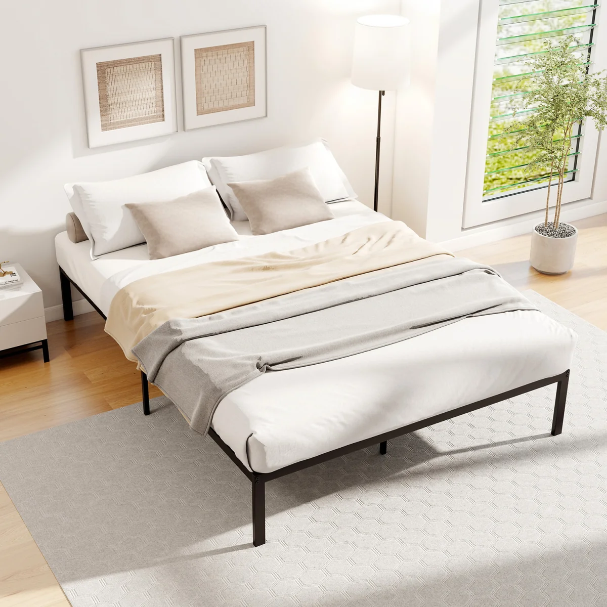 Double Metal Bed Frame - Black – image 3