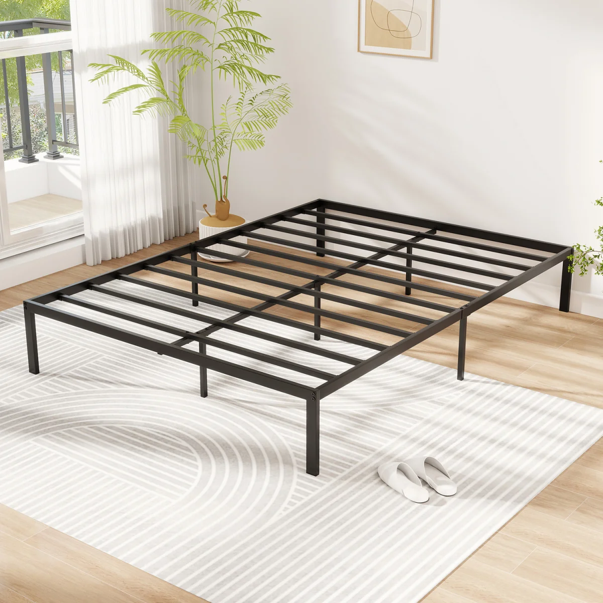 Double Metal Bed Frame - Black – image 6