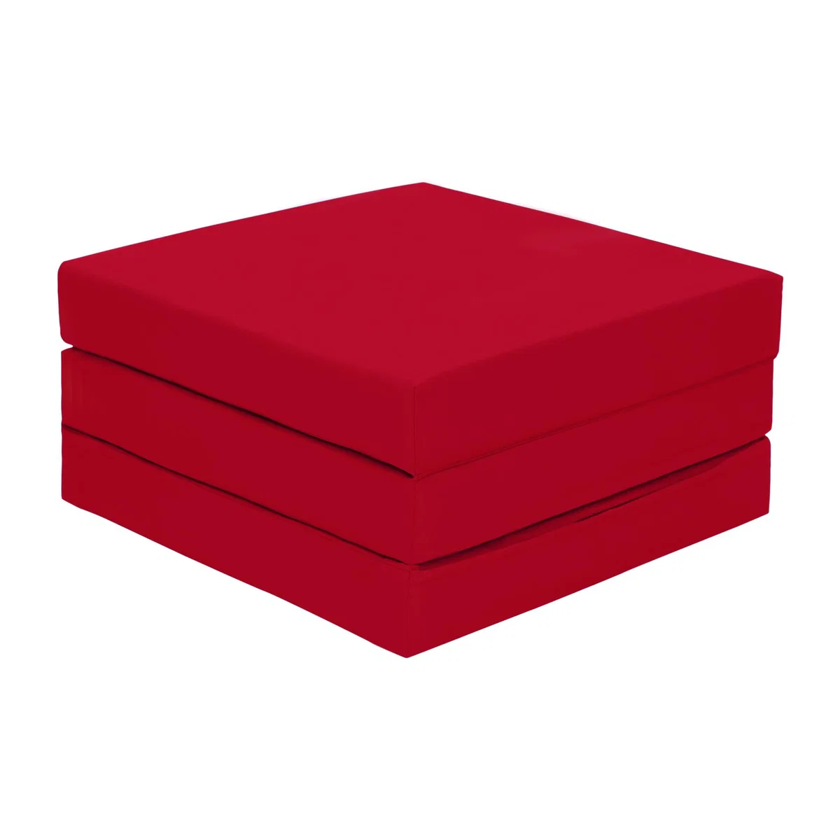 Tri Folding Single Z Bed - Red