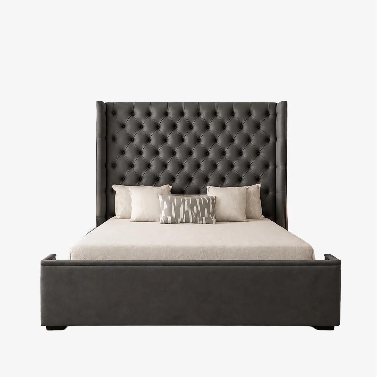 Paradise Beds Ltd Kiara Luxury bed frame - Dark Grey – image 2