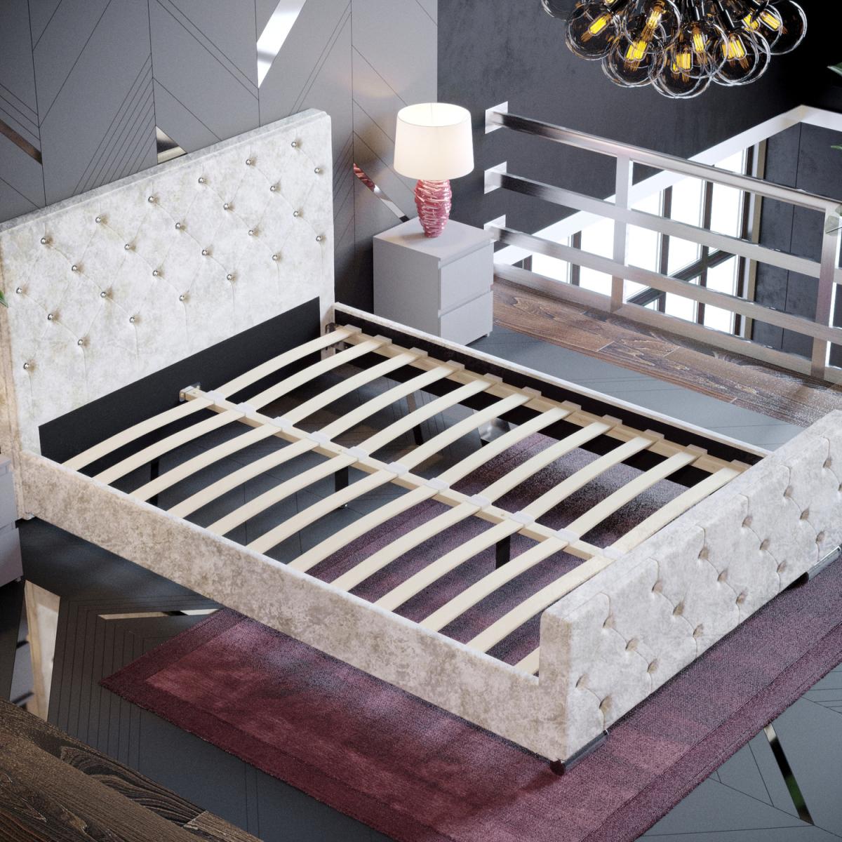 Arabella Fabric Bed - Champagne / 36kg – image 3