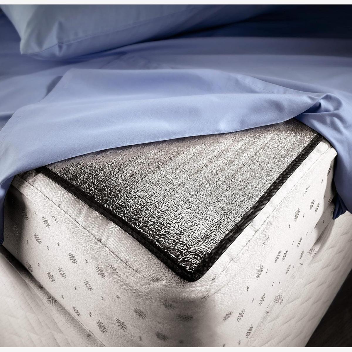 Heat-Reflective Bed Underlay - Silver / Double/King