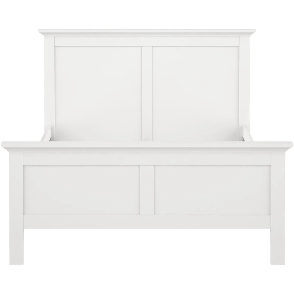 Paris Double Bed (140 x 200) in White - White – image 3