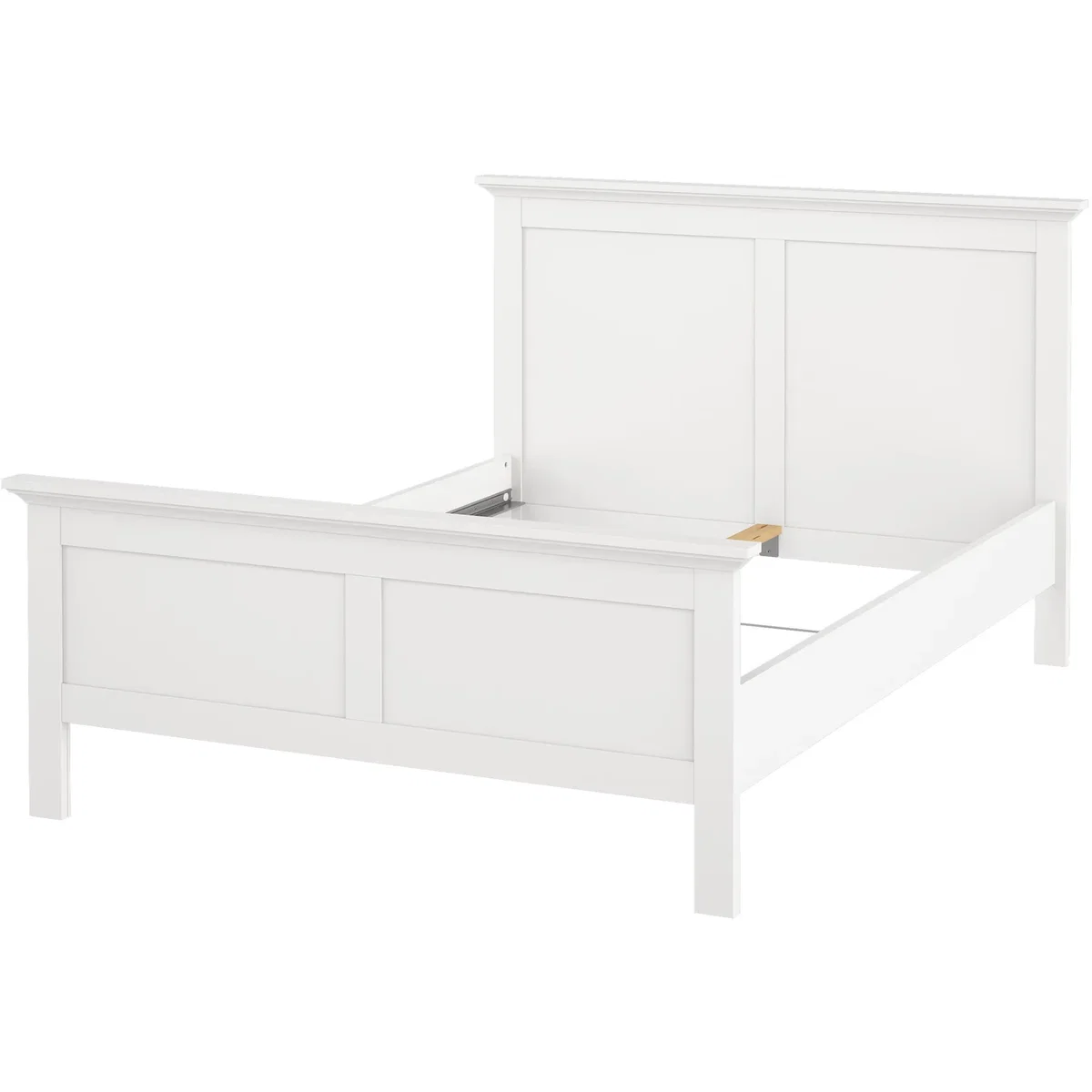 Paris Double Bed (140 x 200) in White - White – image 4