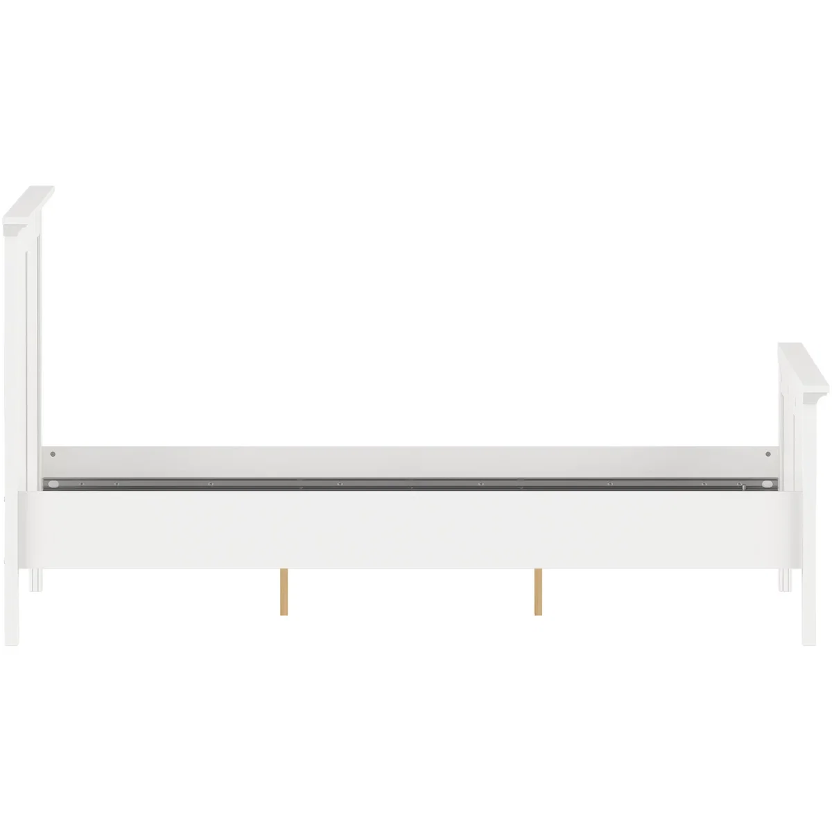 Paris Double Bed (140 x 200) in White - White – image 5