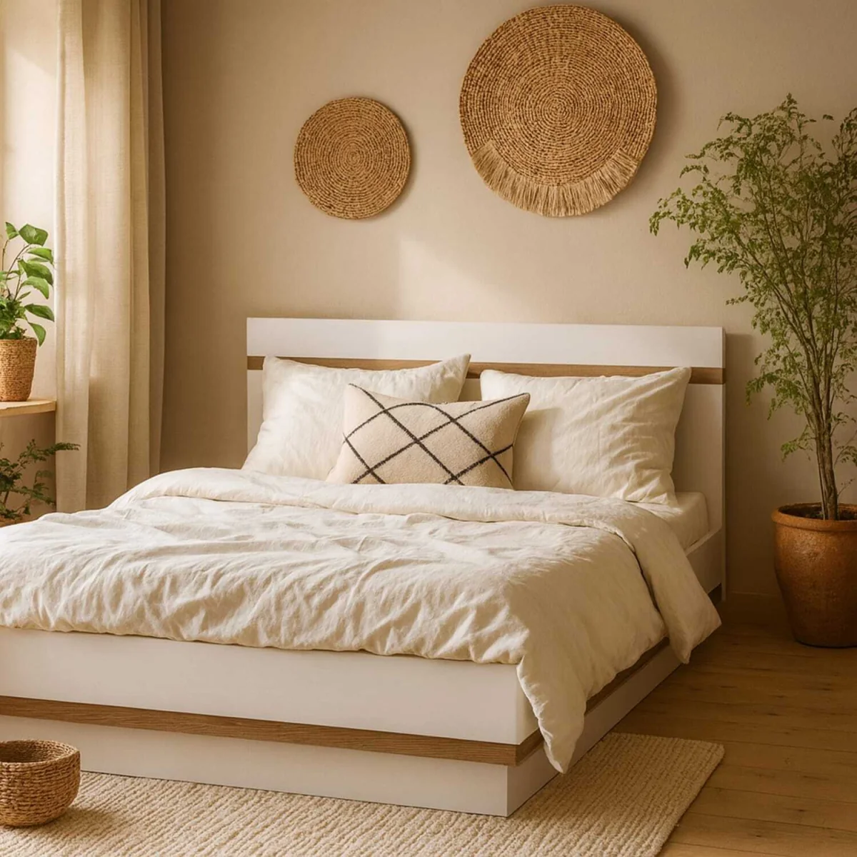 Foxwhisk King Size (5ft) Lift-Up Bed in White Gloss and Oak - White – image 2