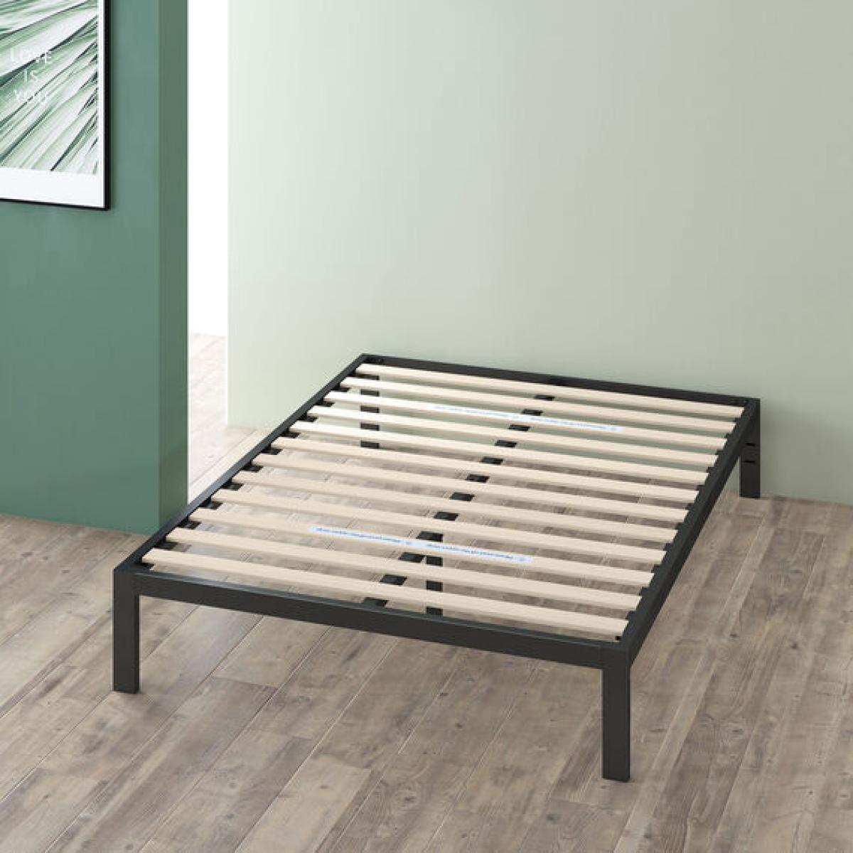Franklin Black Metal Bed Frame - Black
